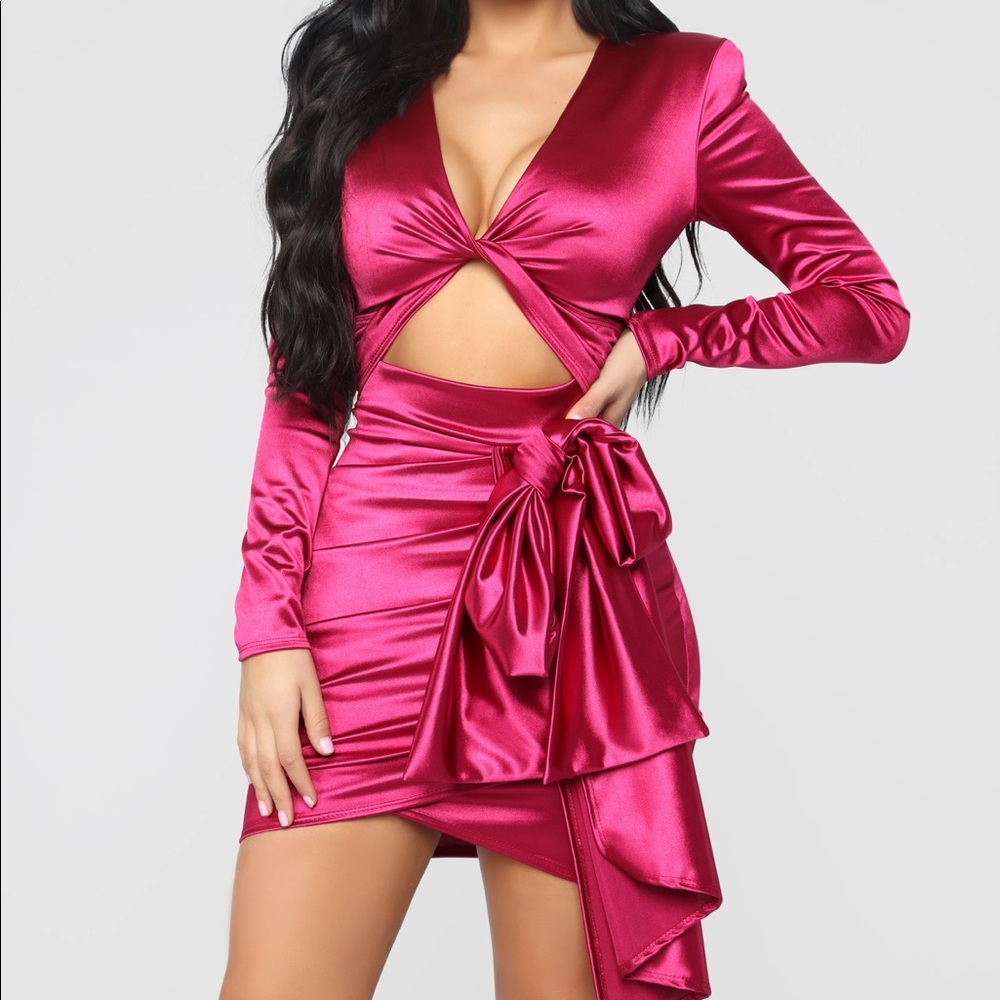 Pink Fashion Nova Dress